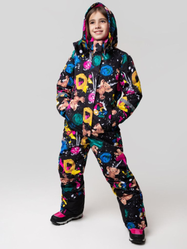 Комбинезон текстильный с полиуретановым покрытием для девочек