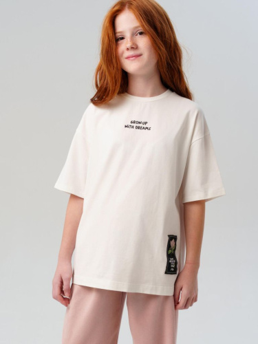 Фуфайка трикотажная для девочек (футболка)