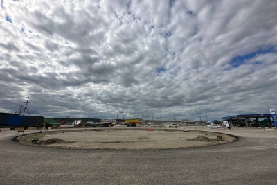 Новая кольцевая развязка появилась в Якутске по улице Можайского / ЯСИА Якутск Якутск Республика Саха (Якутия)