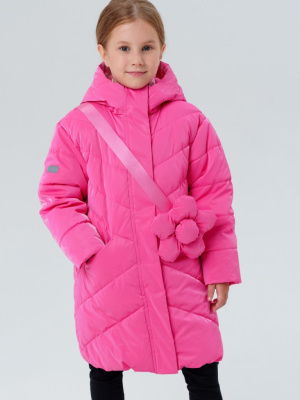 Пальто текстильное с полиуретановым покрытием для девочек