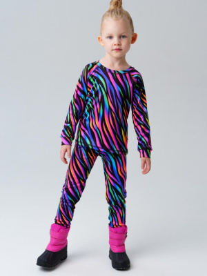 Термокомплект трикот. для девочек: фуфайка (футболка) с длин. рук, брюки для эпизод. использования