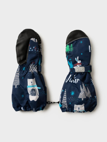 Варежки текстильные для мальчиков