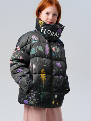 Куртка текстильная с полиуретановым покрытием для девочек