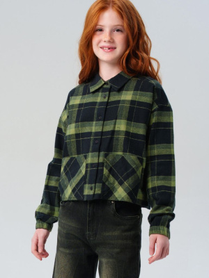 Рубашка текстильная для девочек