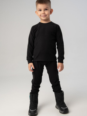 Термокомплект трикот. для мальчиков: фуфайка (футболка) с длин. рук, брюки для эпизод. использования