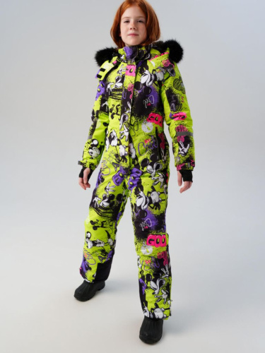 Комбинезон текстильный с полиуретановым покрытием для девочек