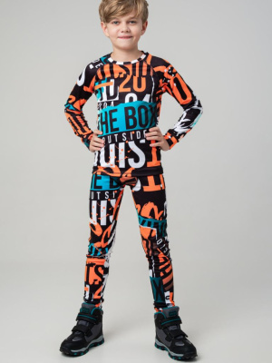 Термокомплект трикотажный для мальчиков: брюки, толстовка для эпизодического использования