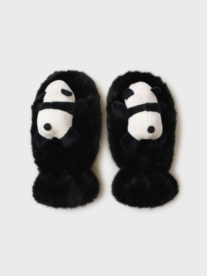 Варежки трикотажные для девочек