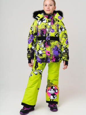 Комплект текстильный с полиуретановым покрытием для девочек: куртка, брюки