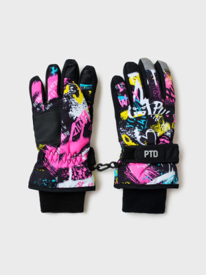 Перчатки текстильные для девочек