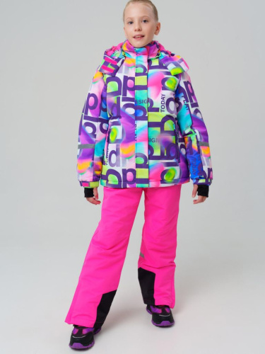 Комплект текстильный с полиуретановым покрытием для девочек: куртка, брюки