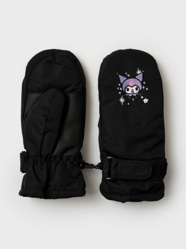 Варежки текстильные для девочек