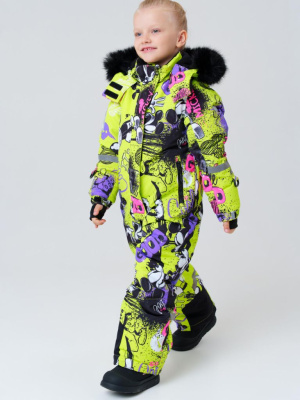 Комбинезон текстильный с полиуретановым покрытием для девочек