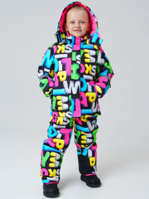 Комплект текстильный с полиуретановым покрытием для девочек: куртка, полукомбинезон