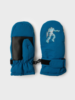 Варежки текстильные для мальчиков