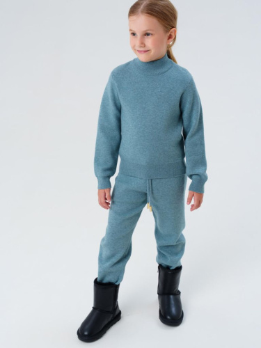 Комплект трикотажный для девочек: джемпер, брюки