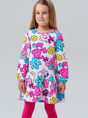 Платье трикотажное для девочек