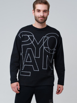 Фуфайка трикотажная для мужчин (футболка с длинными рукавами)