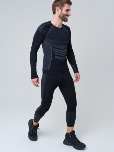 Термокомплект трикот. для мужчин: фуфайка с длин. рук, брюки укороченные для эпизод. использования