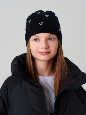 Шапка трикотажная для девочек