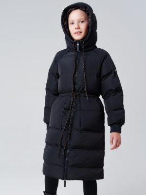 Пальто текстильное с полиуретановым покрытием для девочек