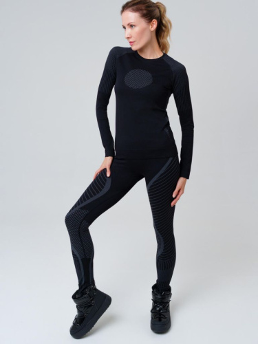 Термокомплект трикот. для женщин: фуфайка (футболка) с длин. рук, брюки для эпизод. использования