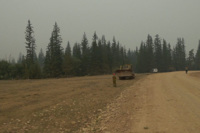 ВОЛС «Токко — Тяня».  Проводится заглубление оптического кабеля в грунт / ЯСИА   