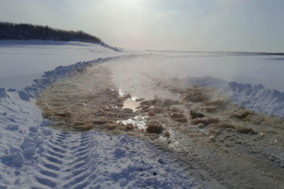 На двух участках дороги «Арктика» закрыли движение для транспорта / ЯСИА   