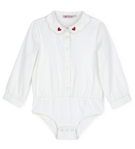 Боди с длинным рукавом для маленькой девочки