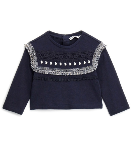 Лонгслив для маленькой девочки