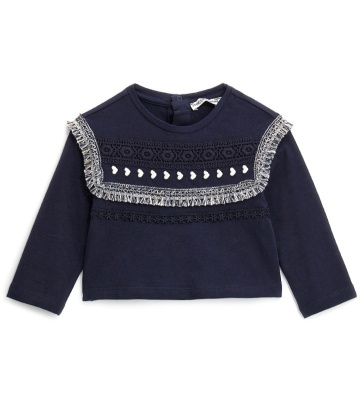 Лонгслив для маленькой девочки