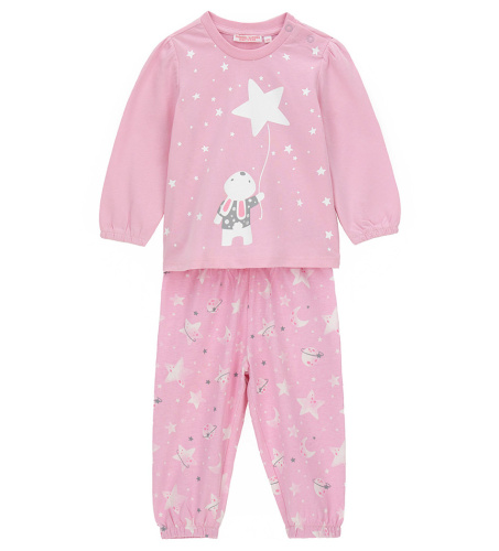 Пижама с длинным рукавом для маленькой девочки