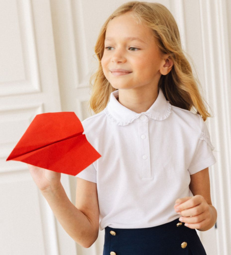 Футболка поло для девочки