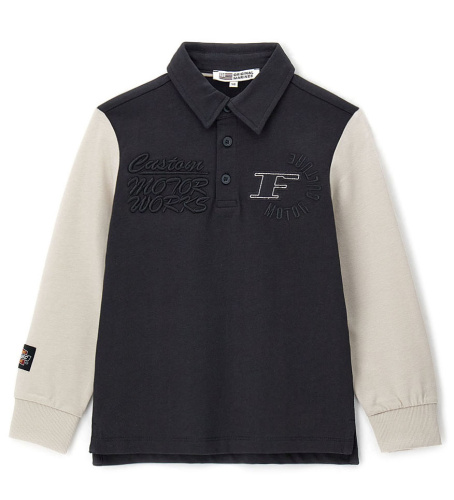 Поло с длинным рукавом для мальчика