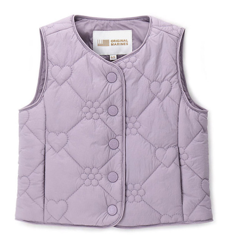 Жилет утепленный для маленькой девочки