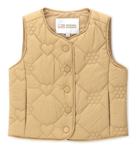 Жилет утепленный для маленькой девочки