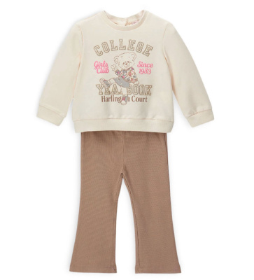 Комплект (свитшот+брюки) для маленькой девочки