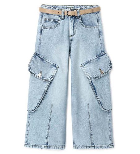 Джинсы с брелоком для девочки