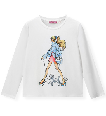 Лонгслив для девочки