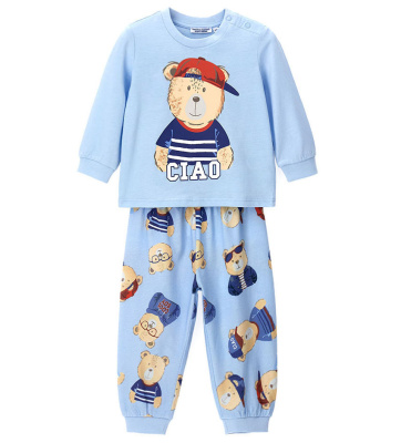 Пижама с длинным рукавом для маленького мальчика