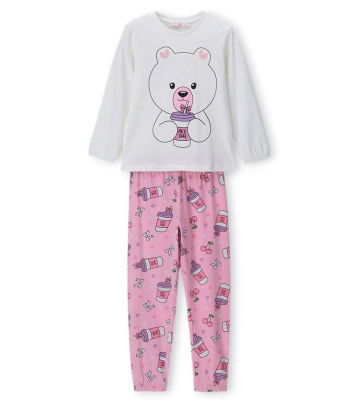 Пижама с длинным рукавом для девочки