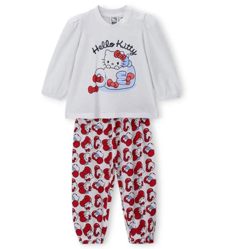 Пижама с длинным рукавом для маленькой девочки