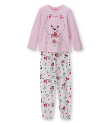 Пижама с длинным рукавом для девочки