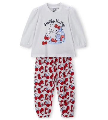 Пижама с длинным рукавом для маленькой девочки