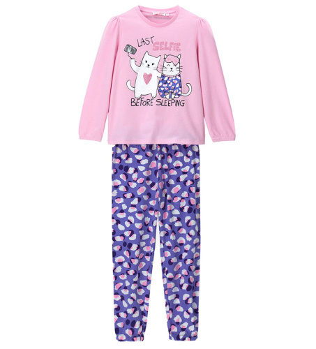 Пижама с длинным рукавом для девочки
