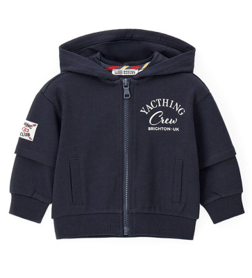 Толстовка на молнии для маленького мальчика