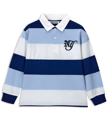 Поло с длинным рукавом для мальчика