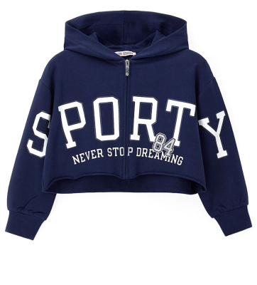 Толстовка на молнии для девочки