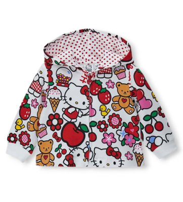 Толстовка на молнии для маленькой девочки