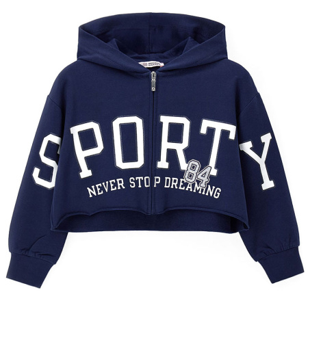 Толстовка на молнии для девочки